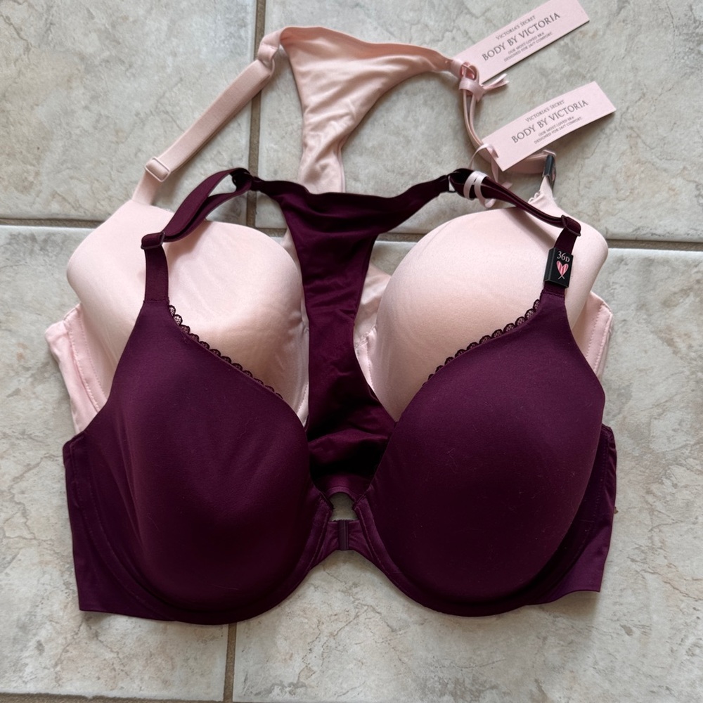 Victoria's Secret Bra Set - Light Pink and Deep Purple